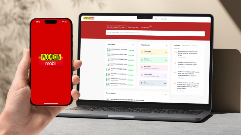 Vademecum Online ve Mobil ile İlaç Bilgilerine Her Yerden Erişim