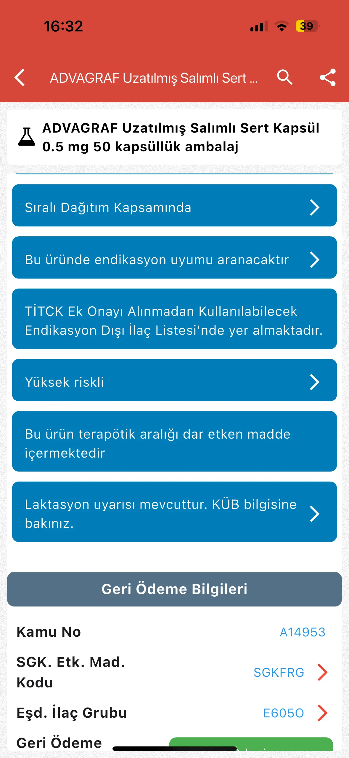 Vademecum Sıralı Dağıtım Modülü Mobil Ekranı