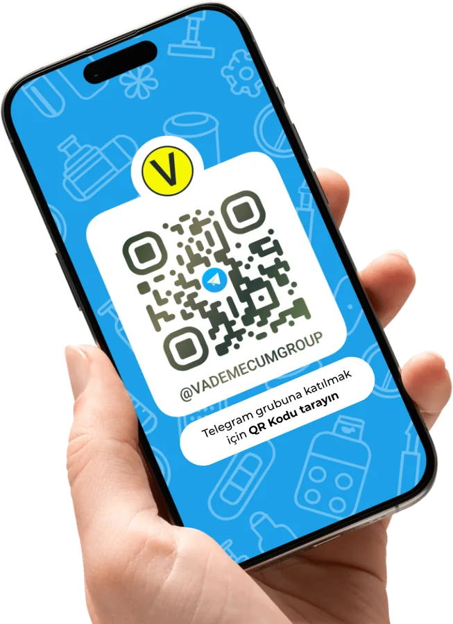 Vademecum Telegram grubu QR kodu — @vademecumgroup
